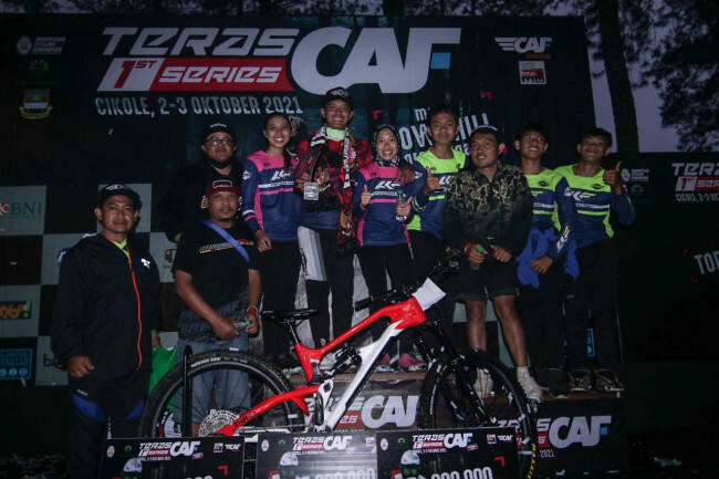 Kalahkan Rider Nasional, Hildan Afos Katana Rider Kota Batu Taklukan Teras CAF 1St Cikole 2 Menit 23 Detik