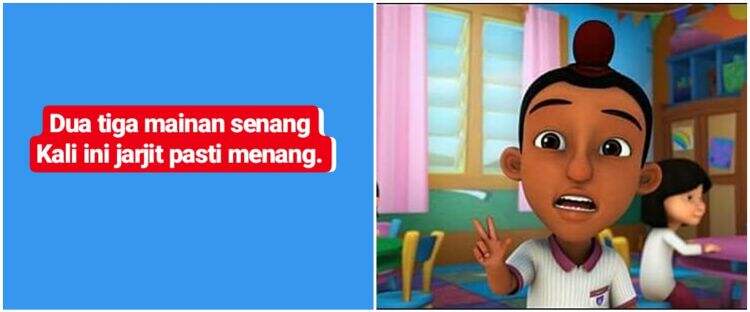 55 Pantun lucu Jarjit "Upin & Ipin", garing tapi bikin pecah suasana