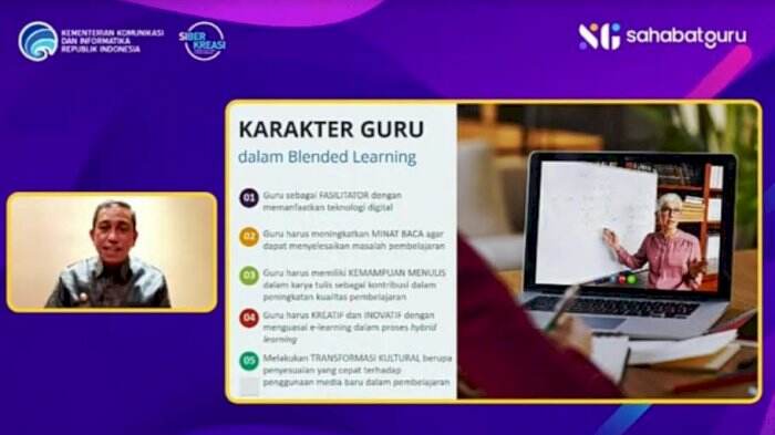 Webinar Kemenkominfo, Bupati Wajo Bicara Peran Teknologi di Dunia Pendidikan