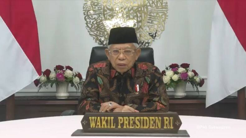 Ma`ruf Amin Minta TNI Polri Bantu Percepatan Vaksinasi Covid di Daerah