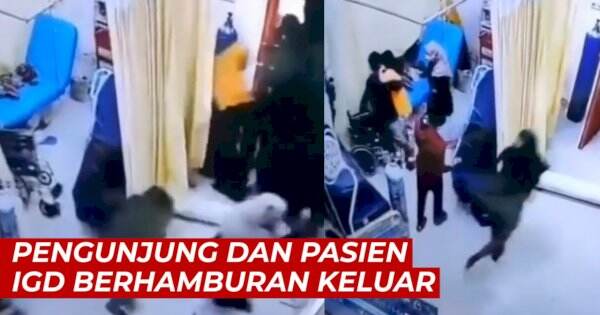 VIDEO: Tabung Oksigen Jatuh Tersenggol, Pengunjung dan Pasien IGD Berhamburan Keluar