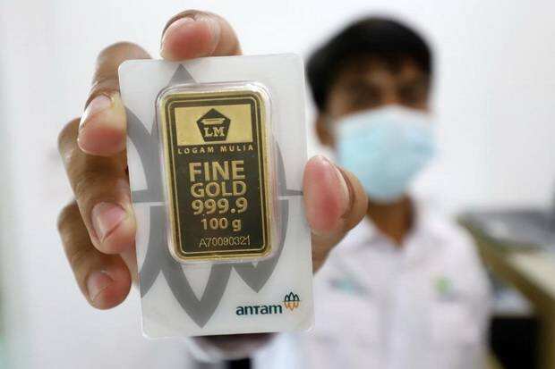 Harga Emas Antam Turun Rp5.000/Gram Hari Ini, Cek Daftar Lengkapnya