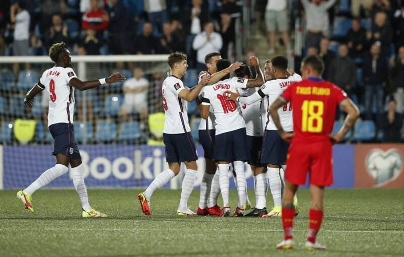 Andorra vs Inggris: Tampil Perkasa! The Three Lions Unggul 2-0 di Babak Pertama