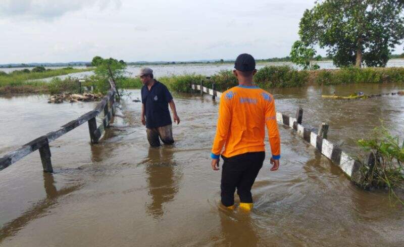 Satu Jembatan Rusak Akibat Banjir di Penajam Paser Utara