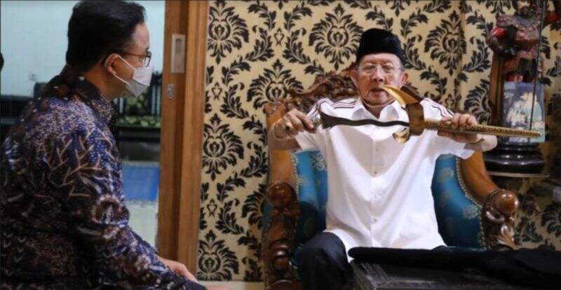 Haul 100 Hari Ki Manteb Sudarsono, Anies Kenang Pemberian Keris