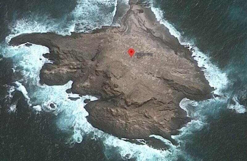 Restoran Burger Terlacak Google Maps di Pulau Tak Berpenghuni, Warganet Kebingungan