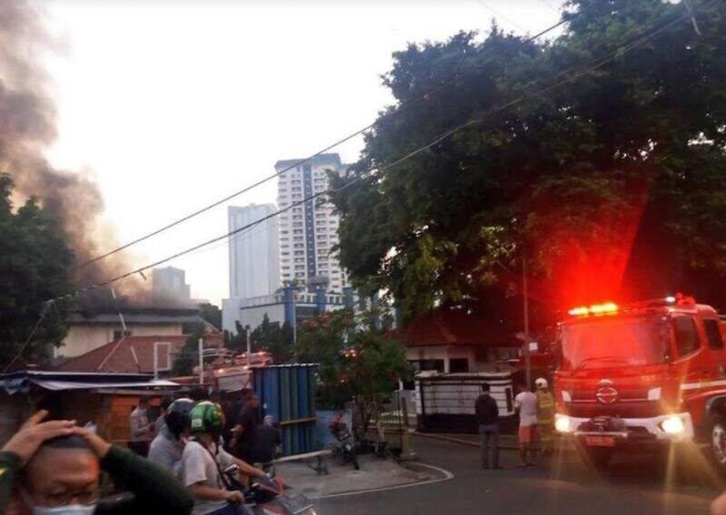 Gedung Farmasi RSAL Mintohardjo Terbakar, Korban Jiwa Nihil