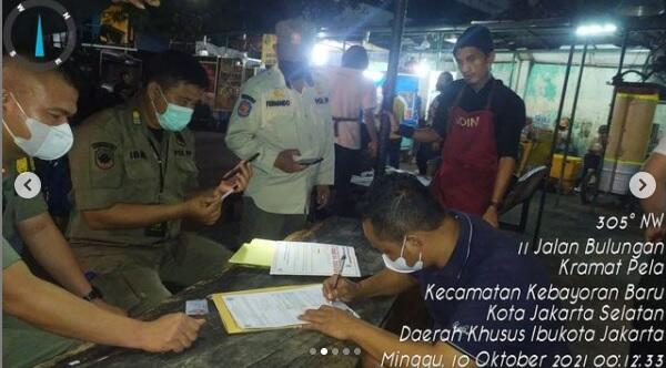 Langgar Prokes, Kedai Kopi dan Keamanan GOR Bulungan Disanksi!