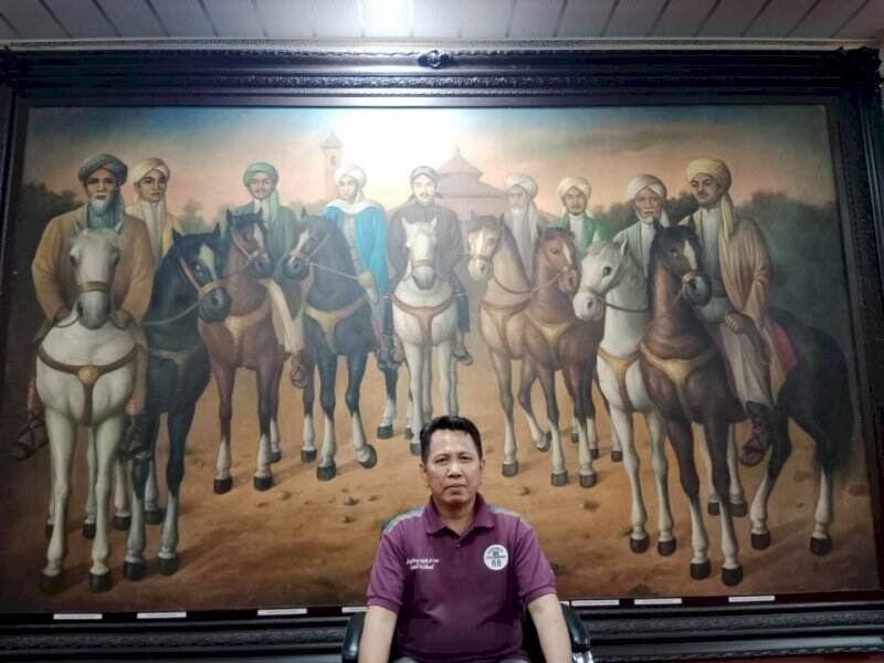 Jadilah Pemilik Lukisan "Wali Songo Berkuda" untuk Mendanai Indonesia Mengaji Virtual Kolosal, Begini Caranya