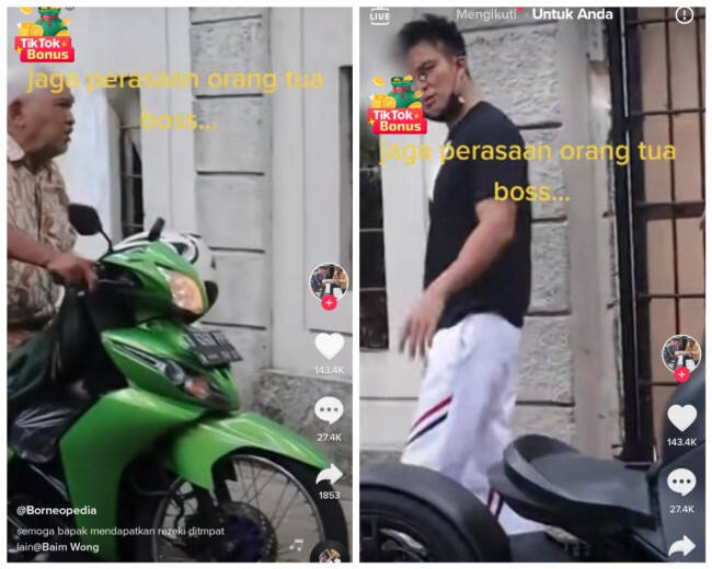 Viral, Aksi Baim Wong Menegur Seorang Kakek Dikecam Netizen