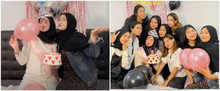 9 Momen bridal shower calon istri Ridho DA, pasrah didandani nyeleneh