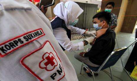 PMI Cianjur Bantu Pemkab Wujudkan 50 Persen Warga Divaksin