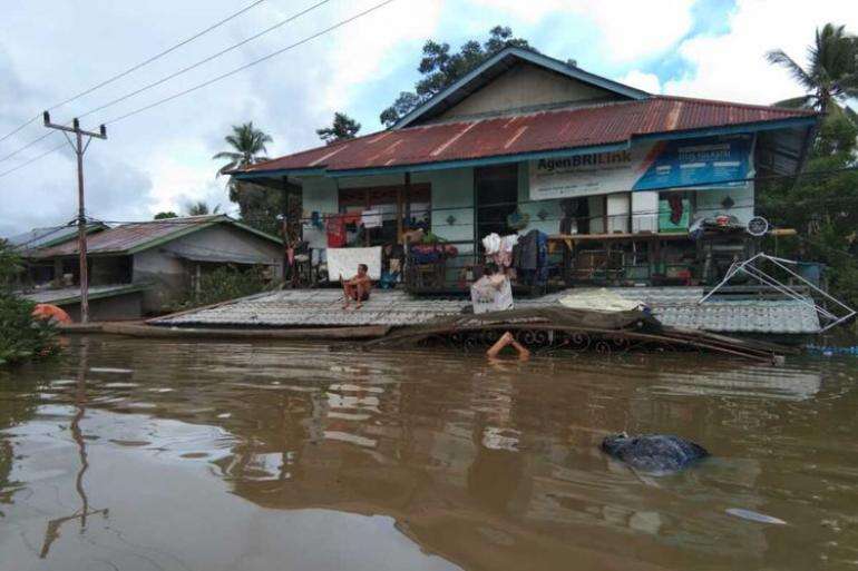 Alhamdulillah Banjir Di Kabupaten Sintang Berangsur Surut