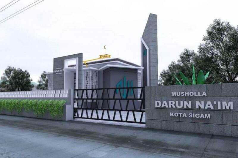 INSPIRATIF! 3 Polisi Kotabaru Arsiteki Musala Ratusan Juta di Desa Sigam
