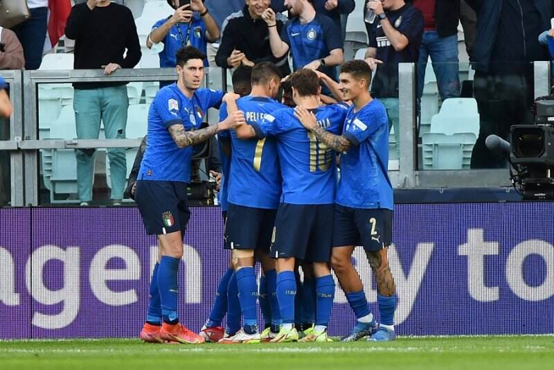 Hasil Italia vs Belgia di UEFA Nations League 2020-2021: Menang 2-1, Gli Azzurri Segel Tempat Ketiga