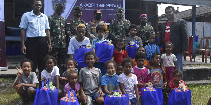 21 Tahun Mengabdi, Akabri 99 Gelar Baksos di Yayasan Curahan Kasih Biak Numfor Papua
