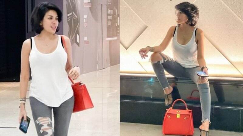 Gaya Nikita Mirzani Nongkrong Tenteng Hermes Panen Pujian, Ayu Ting Ting: Kece Banget!