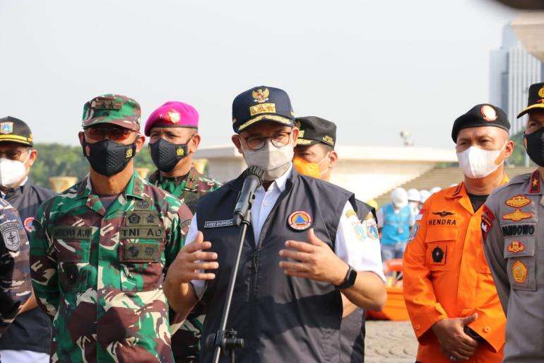 Jangan Tanya Soal Capres, Anies Lagi Sibuk Urus Hujan