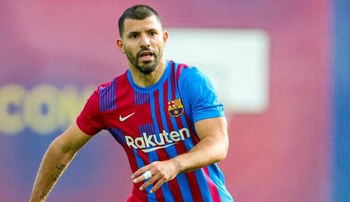 Sergio Aguero Cetak Gol Perdana untuk Barcelona