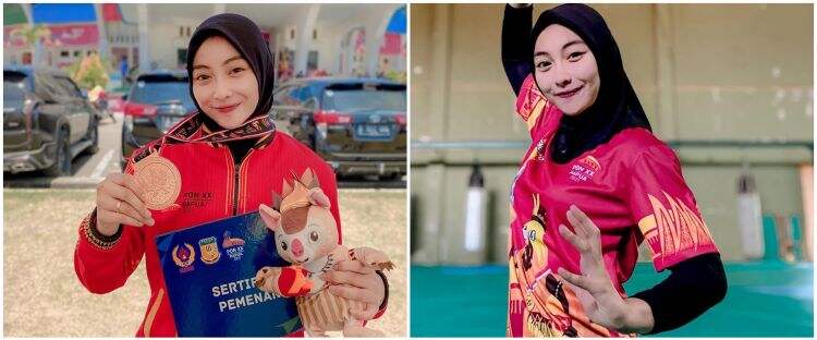 Momen atlet pencak silat tanding saat hamil di PON Papua, bikin salut