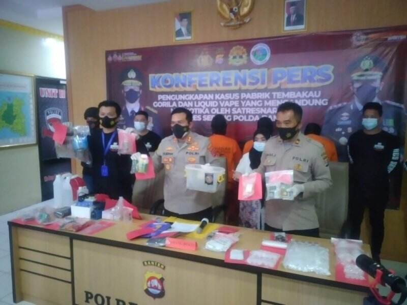 Gila! Rumah di Kota Serang Dijadikan Tempat Produksi Narkotika untuk Dikirim ke Seluruh Provinsi di Indonesia