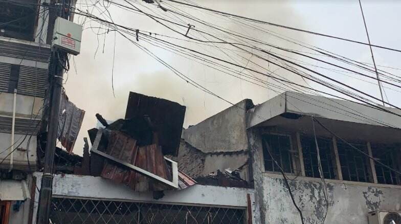 Ledakan Terdengar di Sawah Besar, Sebuah Rumah Hangus Terbakar