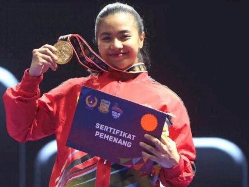 Karateka Cantik Sulsel Ngaku Senang di Papua