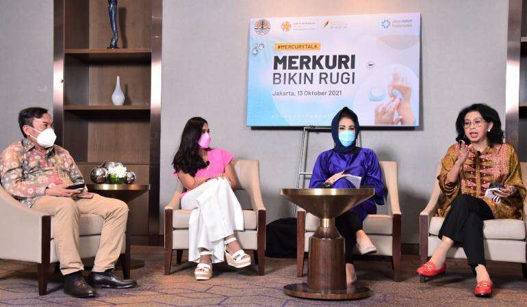 KLHK Edukasi Bahaya Merkuri Pada Produk Makanan Dan Kosmetik