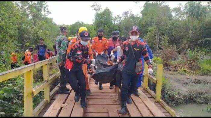 Tewas Diterkam Buaya, Tubuh Penambang Timah Asal Banten Penuh Luka Gigit