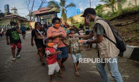 In Picture: Jelang Laga Final Sepak Bola PON XX Papua