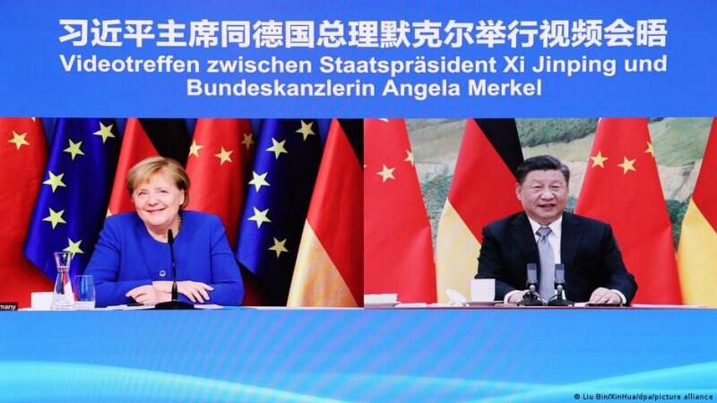 Merkel Gelar Perpisahan Virtual dengan Xi Jinping, Apa yang Dibahas?