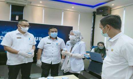 ASN dan TKK Dinkominfo Muba Mendadak Dites Covid-19