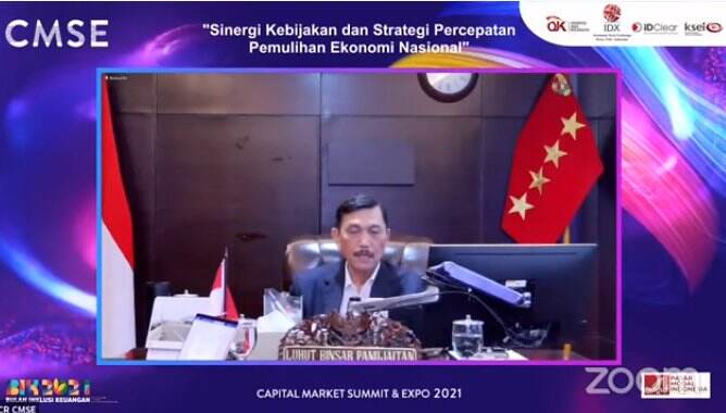 Menko Luhut Akui Kapitalisasi Pasar Modal Indonesia Kalah dari India dan Malaysia