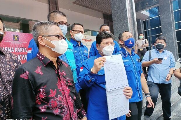 Sambangi Kemenkumham, Demokrat Serahkan Dokumen AD/ART Kongres V 2020