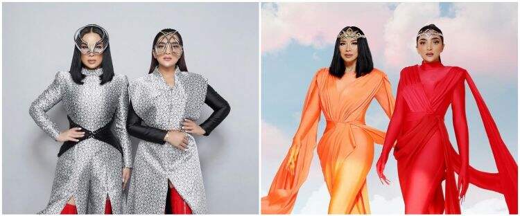 Duet bareng, begini 9 potret Titi DJ dan Ashanty bak Superwoman
