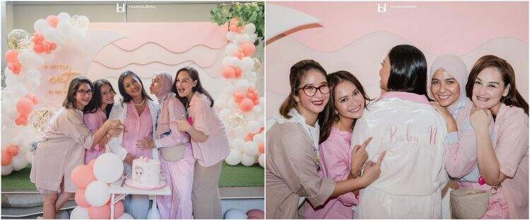 9 Momen Baby Shower Nola B3, Meriah Dapat Kejutan dari Sahabat