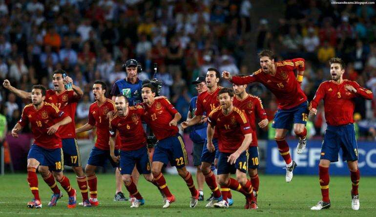 Yunani Vs Spanyol, Tanduk Matador Diuji