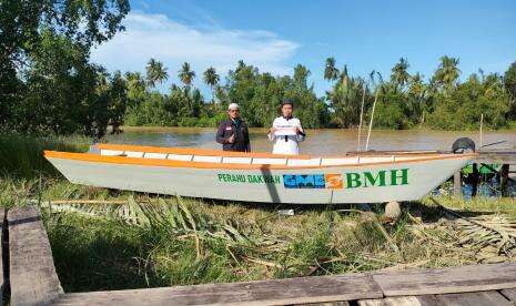 Kuatkan Dakwah Pedalaman, BMH Hadirkan Perahu Dakwah