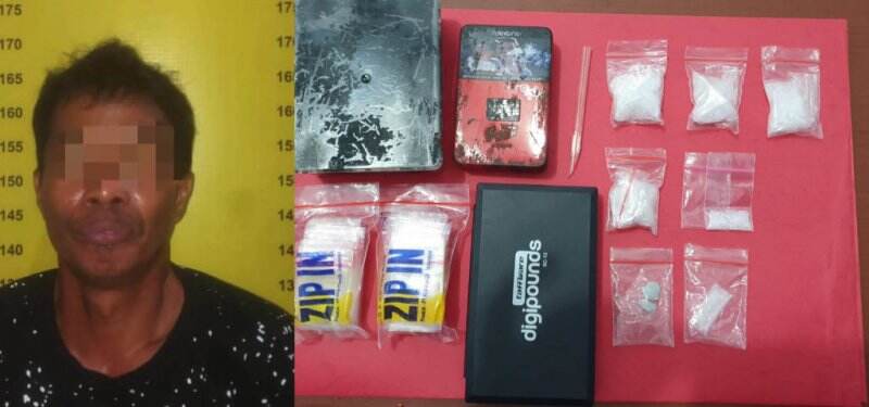 Tangkap Ican di Kediamannya, Satresnarkoba Tabalong Sita Belasan Gram Sabu