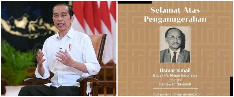 Jokowi angkat tokoh perfilman Usmar Ismail jadi pahlawan nasional