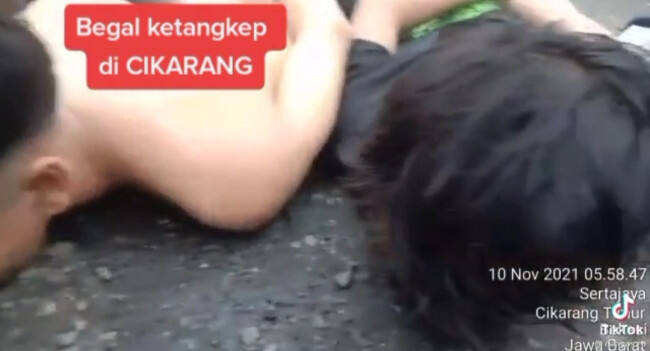 Viral, Anak di Bawah Umur Tertangkap Basah Lakukan Dugaan Pembegalan
