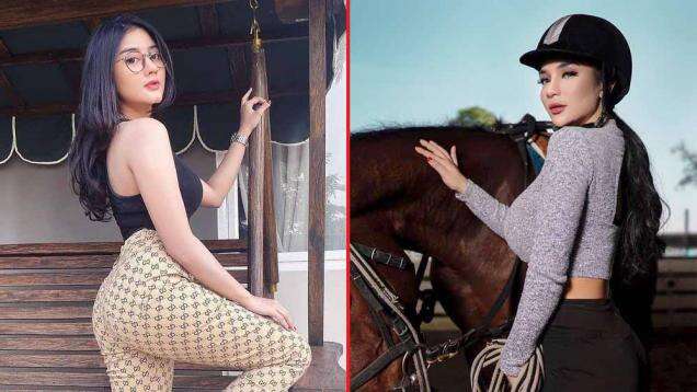 Duet Maut, Potret Seksi Wags Persela dan Siva Aprilia di Pacuan Kuda