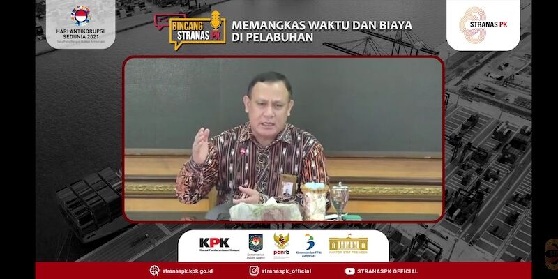 Firli Bahuri: Negara Harus Menjamin Arus Barang di Pelabuhan Tepat Waktu dan Tidak Menyimpang