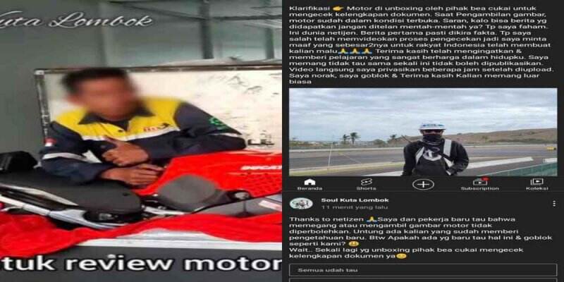 Panitia WSBK Mandalika Ternyata Bongkar Boks Kargo Ducati Untuk Konten YouTube Ini