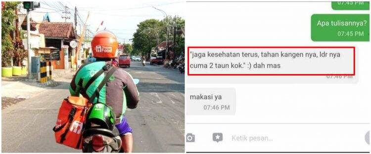 11 Chat lucu titip pesan ke pacar via ojek online, bikin baper