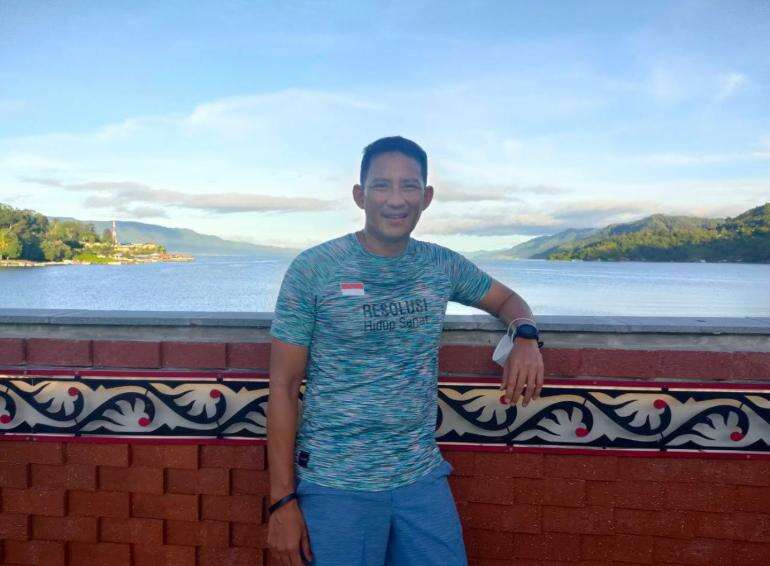 Sandiaga Uno Percepat Pembangunan Kereta Gantung Di Kawasan Danau Toba