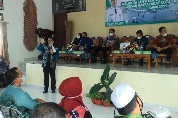 Wawali Banjarbaru Berdialog dengan Masyarakat Cempaka Bahas Antisipasi Banjir