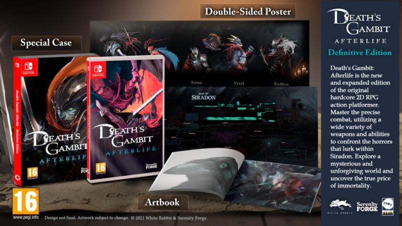 Serenity Forge dan Meridiem Games Akan Merilis Edisi Kotak Khusus dari Death’s Gambit: Afterlife untuk Nintendo Switch