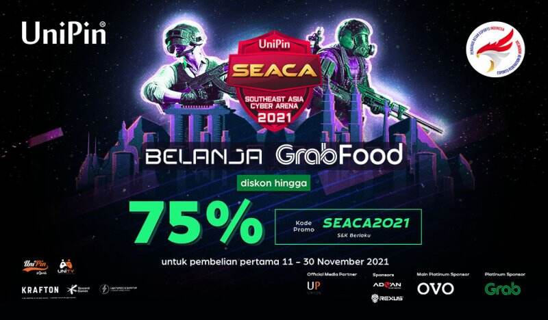 Promo SEACA GrabFood Diskon 75%