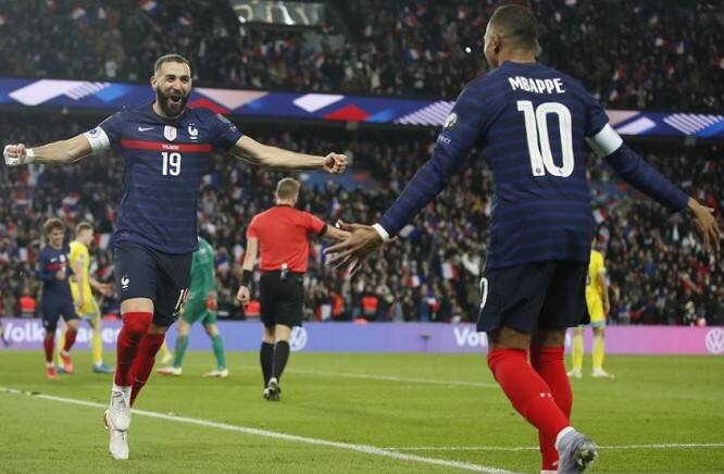 Gulung Kazakhstan 8-0, Prancis Lolos ke Putaran Final Piala Dunia 2022